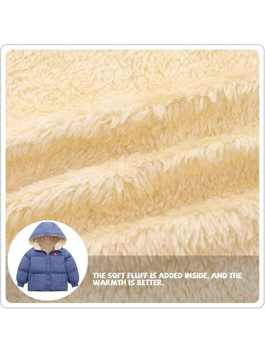 2025 New Model Baby Boy Winter Fleece Coat Toddler Puffer Jacket Infant Girl Outerwear Clothes
