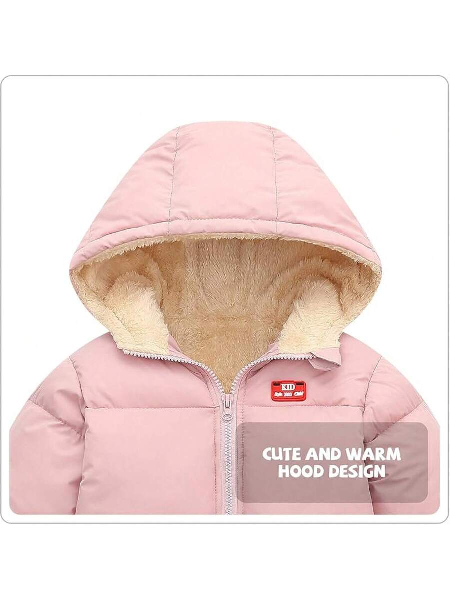 2025 New Model Baby Boy Winter Fleece Coat Toddler Puffer Jacket Infant Girl Outerwear Clothes