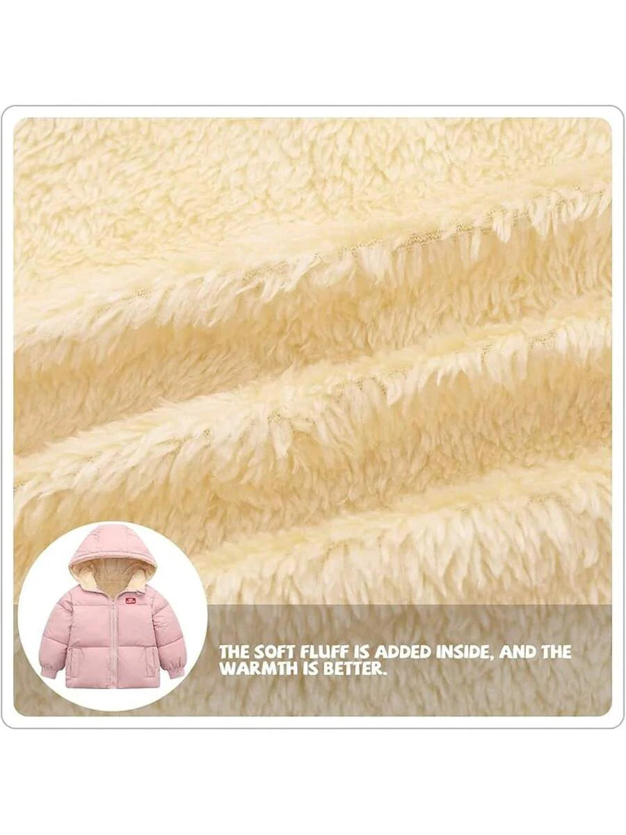 2025 New Model Baby Boy Winter Fleece Coat Toddler Puffer Jacket Infant Girl Outerwear Clothes