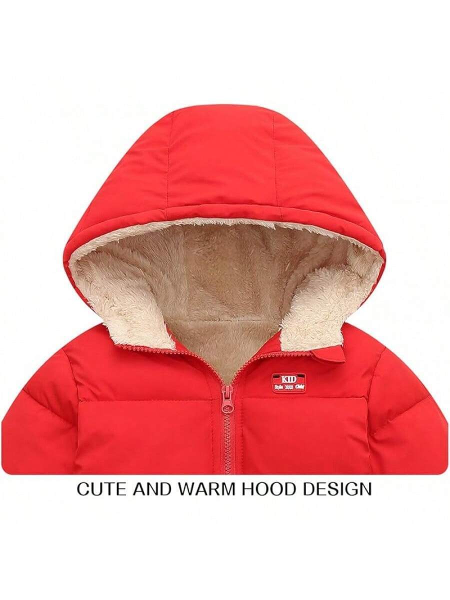 2025 New Model Baby Boy Winter Fleece Coat Toddler Puffer Jacket Infant Girl Outerwear Clothes