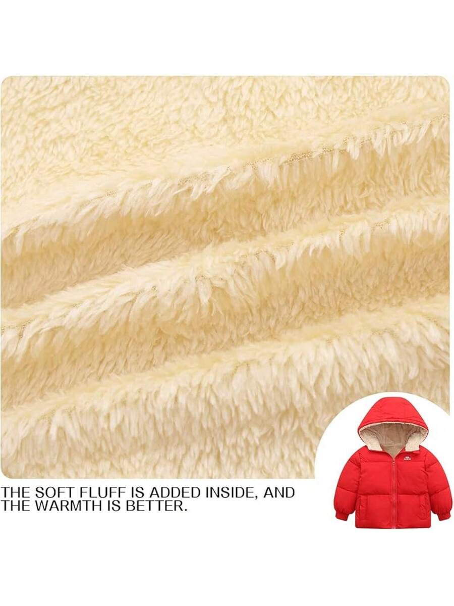 2025 New Model Baby Boy Winter Fleece Coat Toddler Puffer Jacket Infant Girl Outerwear Clothes