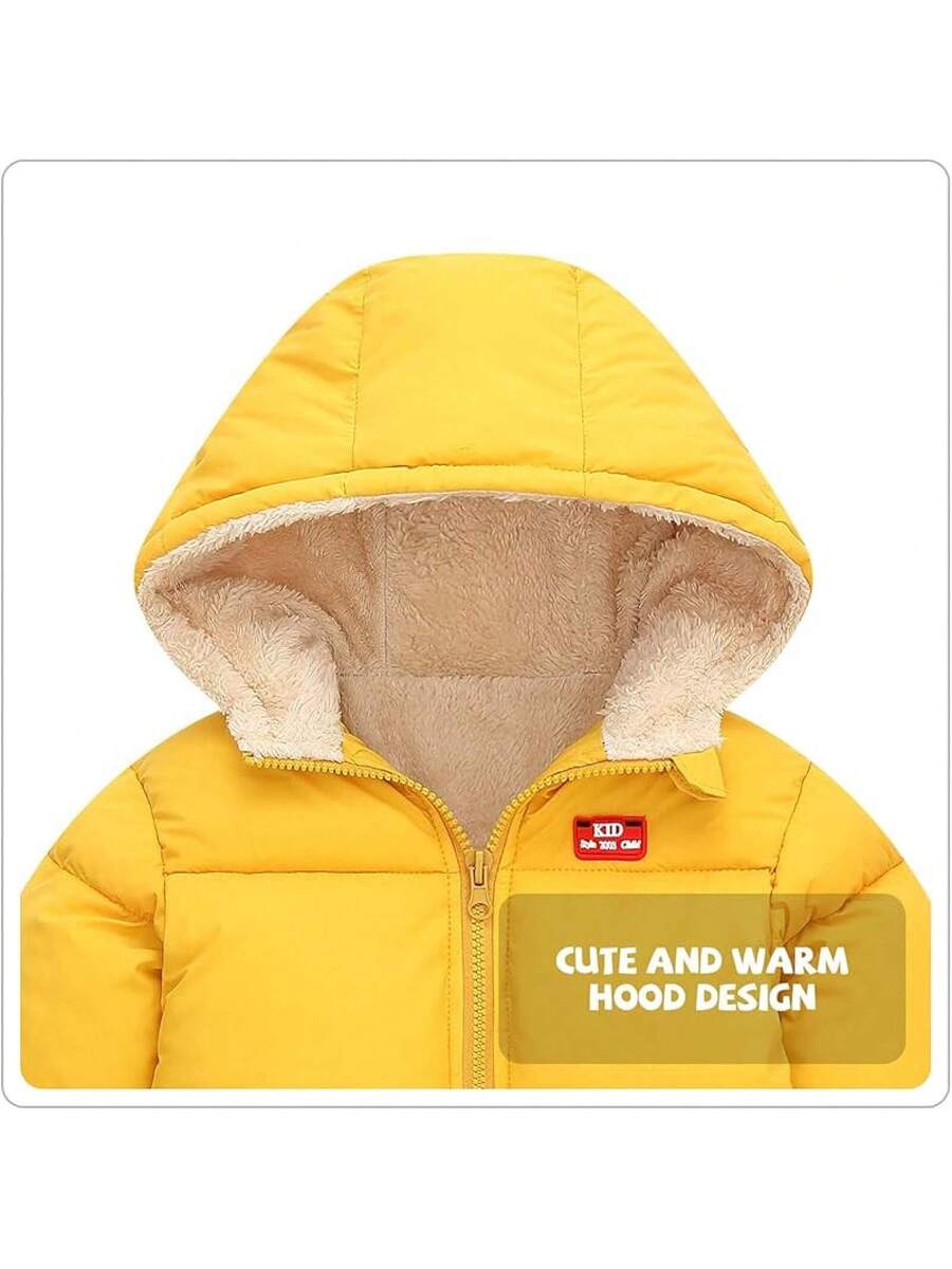 2025 New Model Baby Boy Winter Fleece Coat Toddler Puffer Jacket Infant Girl Outerwear Clothes