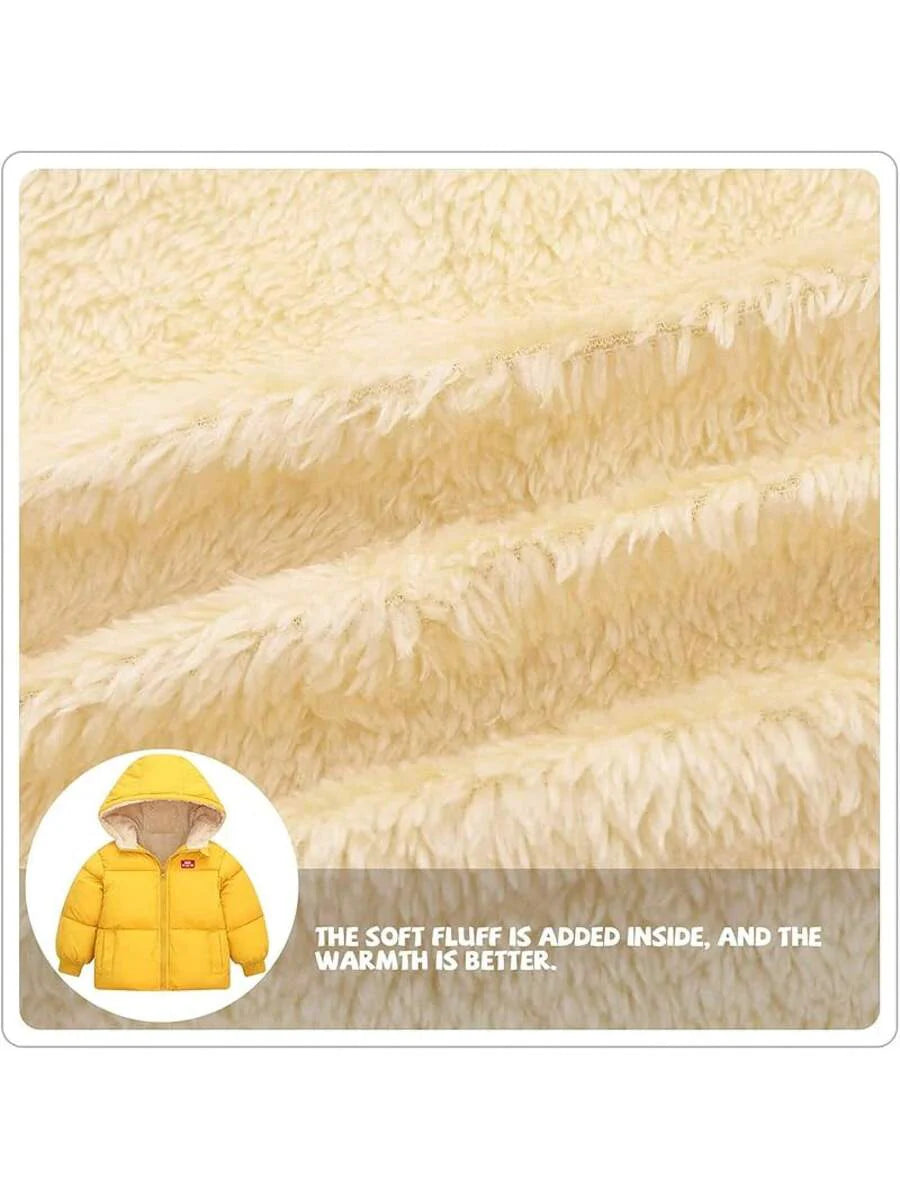 2025 New Model Baby Boy Winter Fleece Coat Toddler Puffer Jacket Infant Girl Outerwear Clothes