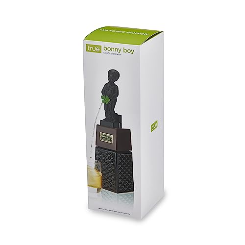True Bonny Boy Liquor Dispenser, Beverage Drink Dispenser, Wine, Whiskey and Alcohol Accessories for Home Bar, Funny Gifts for Men, Gag Gifts Funny Beverage Dispenser, Set of 1, 16oz