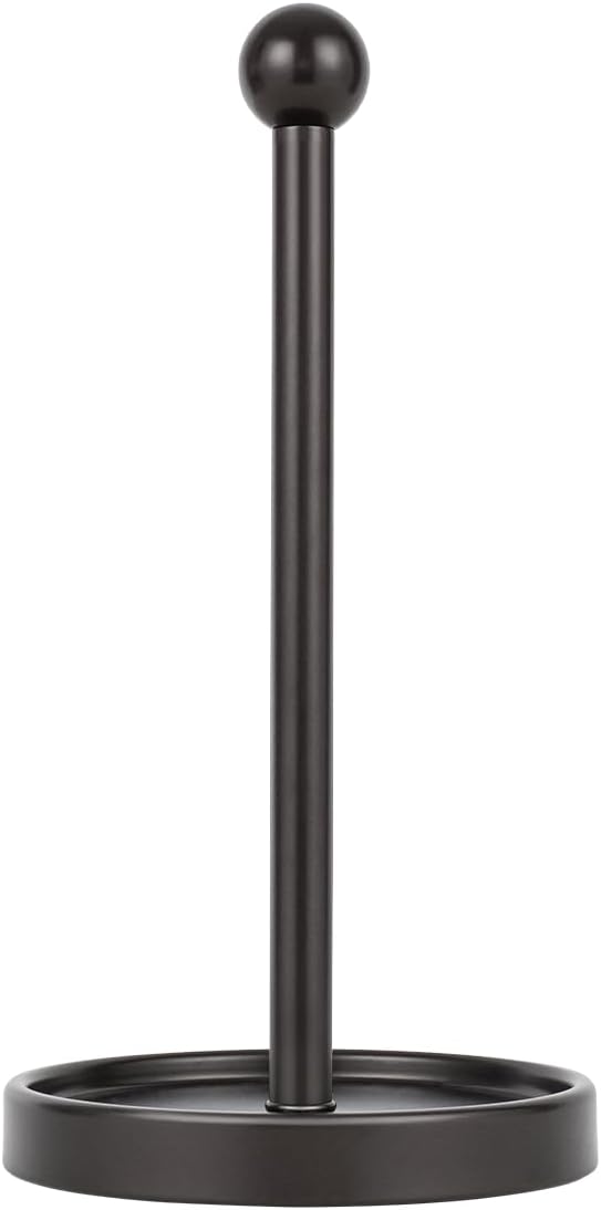 Ivilon Countertop Paper Towel Holder - Modern Sleek Ball Minimalist Design - Color Oil Rubbed Bronze