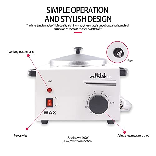 Professional Depilatory Wax Warmer Pot Machine Paraffine Wax Heater For Hand And Feet SPA Epilator Waxing Hair Removal Warmer (WAX WARMER)