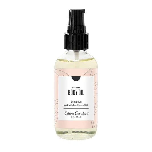 Edens Garden Skin Love Bath & Body Oil – Anti-Aging Blend with Pure Essential Oils & Vitamin E for Smooth, Hydrated Skin – Natural Moisturizer for Scars, Wrinkles & Stretch Marks, 2 fl oz (59 ml)