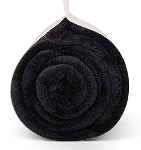 Mintra Home Throw Blanket for Couch, Soft Polyester Fleece Blanket, Cozy Lightweight Fuzzy Fall Décor Throw Blankets for Bed/Bed Cover/Couch Cover, 51” x 60” (XS, Dark Grey)