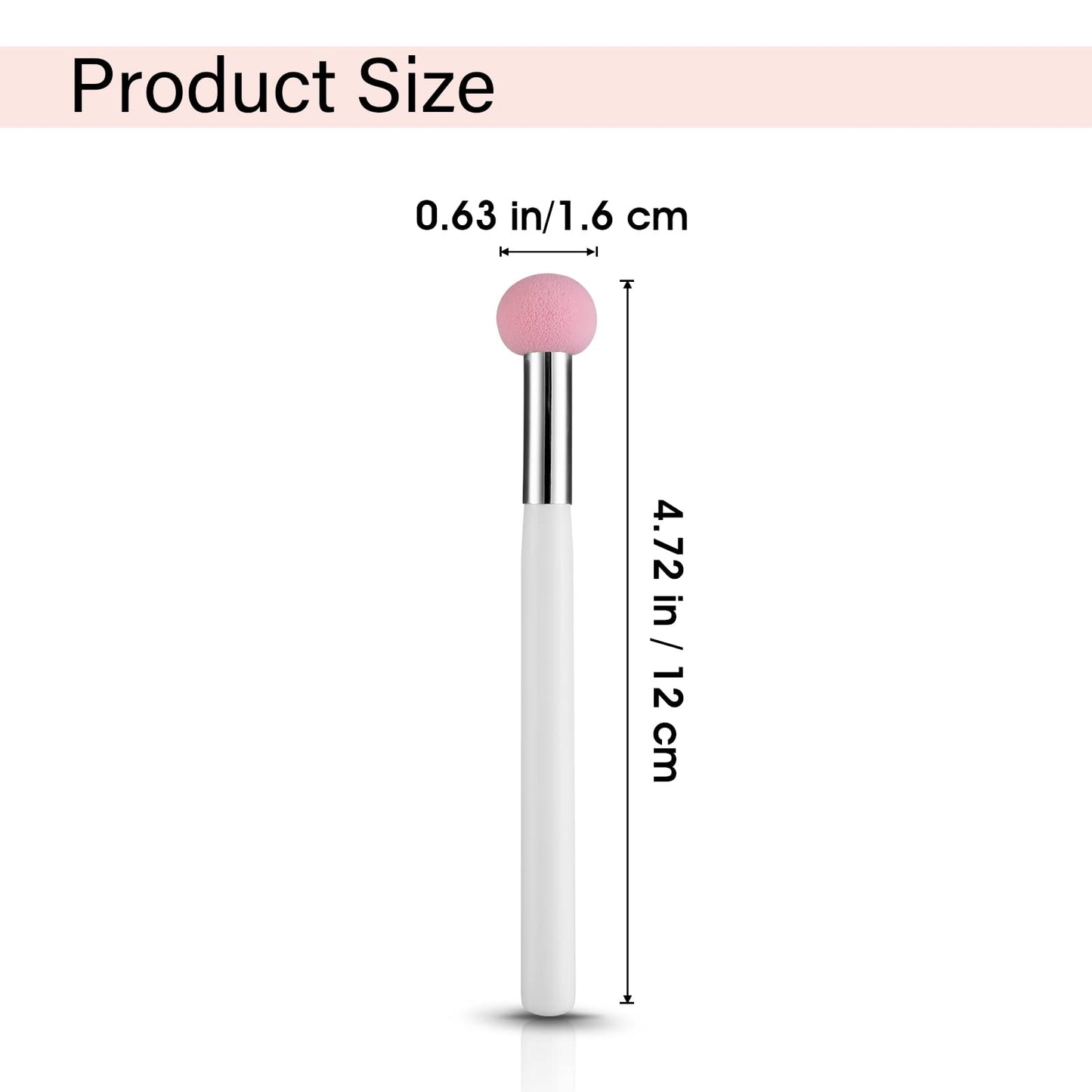 Sibba Foundation Brushes 4 PCS Makeup Setting Powder Blush Beauty Techniques Sponge Angled Stick Liquid Concealer Cream Nose Face Contour Make Up Loose Powder Puff Under Eyeline Set Pressed Blending