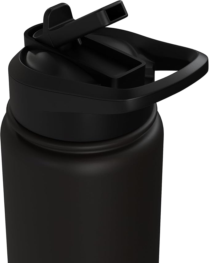 Funny Eat Local Milk Carton Minimalist Saying Stainless Steel Insulated Water Bottle