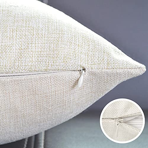 Smooffly Inspirational Blessed Words Waist Lumbar Black Cotton Linen Throw Pillow case Cushion Cover for Sofa Home Decorative Oblong 12"x20" Inches