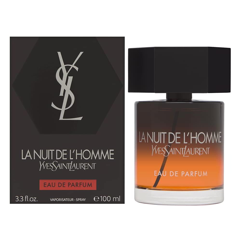 Yves Saint Laurent La Nuit De Lhomme Eau De Parfum Spray For Men (New 2019 Launch), 3.3 Ounce