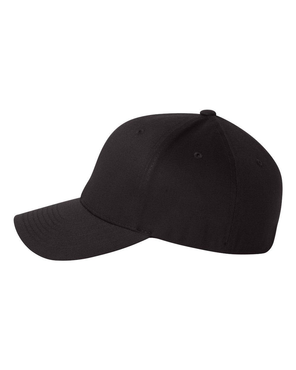 Flexfit Men's Athletic Baseball Fitted Cap, Black, Small-Medium