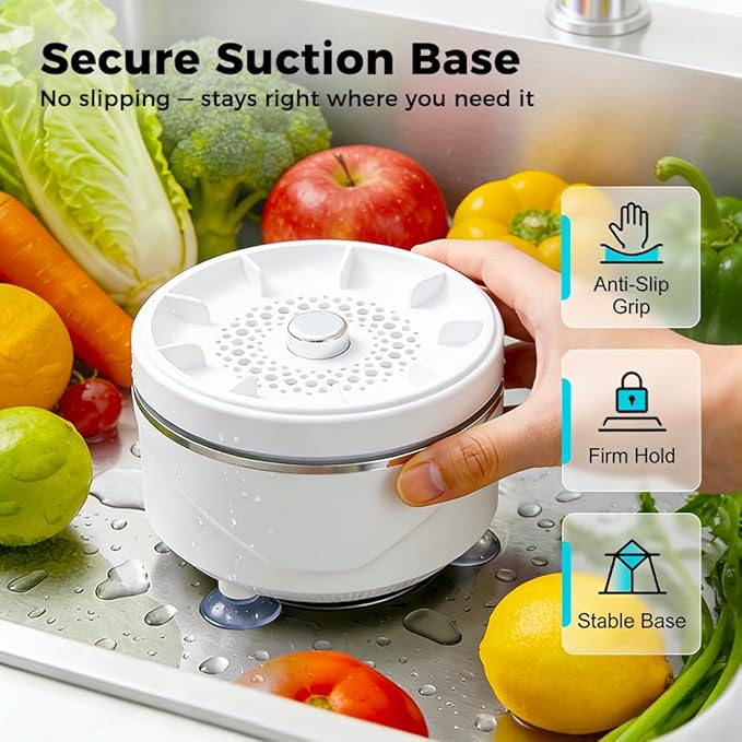 Upgraded Fruit and Vegetable Washing Machine, Fruit Cleaner Device Fruit and Vegetable Purifier Clean Produce with Titanium Electrolysis Purification in Water (2)