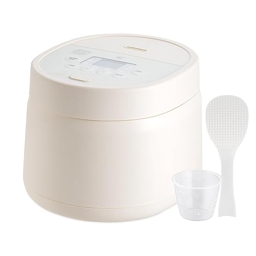 IRIS USA Micom Japanese Rice Cooker, 5-Cup Uncooked/10-Cup Cooked, Fuzzy Logic Kitchen Appliance with Recipe Presets, Slow Cooker, Steamer, Hot Pot & Warming Function, Compact & Portable for Healthy Meal Prep