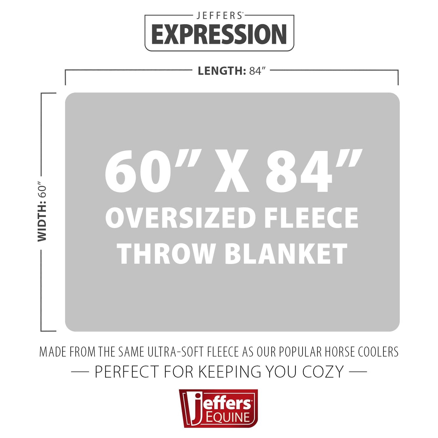 Jeffers Expression Oversized Fleece Throw Blanket, Party Cheetah Pattern, 60"x 84"- Comfy, Lightweight, Super Soft, Anti-Pilling, Cozy Blankets - Good for Home Use, Couch, Bed, Camping, Travel