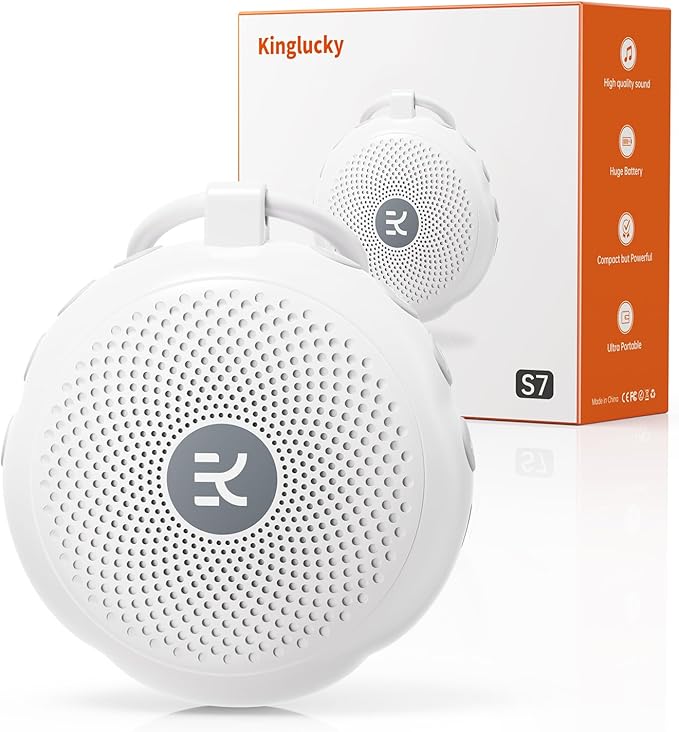 𝐍𝐞𝐰𝐞𝐬𝐭 Kinglucky SleepEase Portable Sound Machine (TOP Sound Quality & 18 Effective Soothing Sounds) White Noise Sound Machine for Sleep, Focus, Relaxation, Home, Office, Travel, Adult & Baby