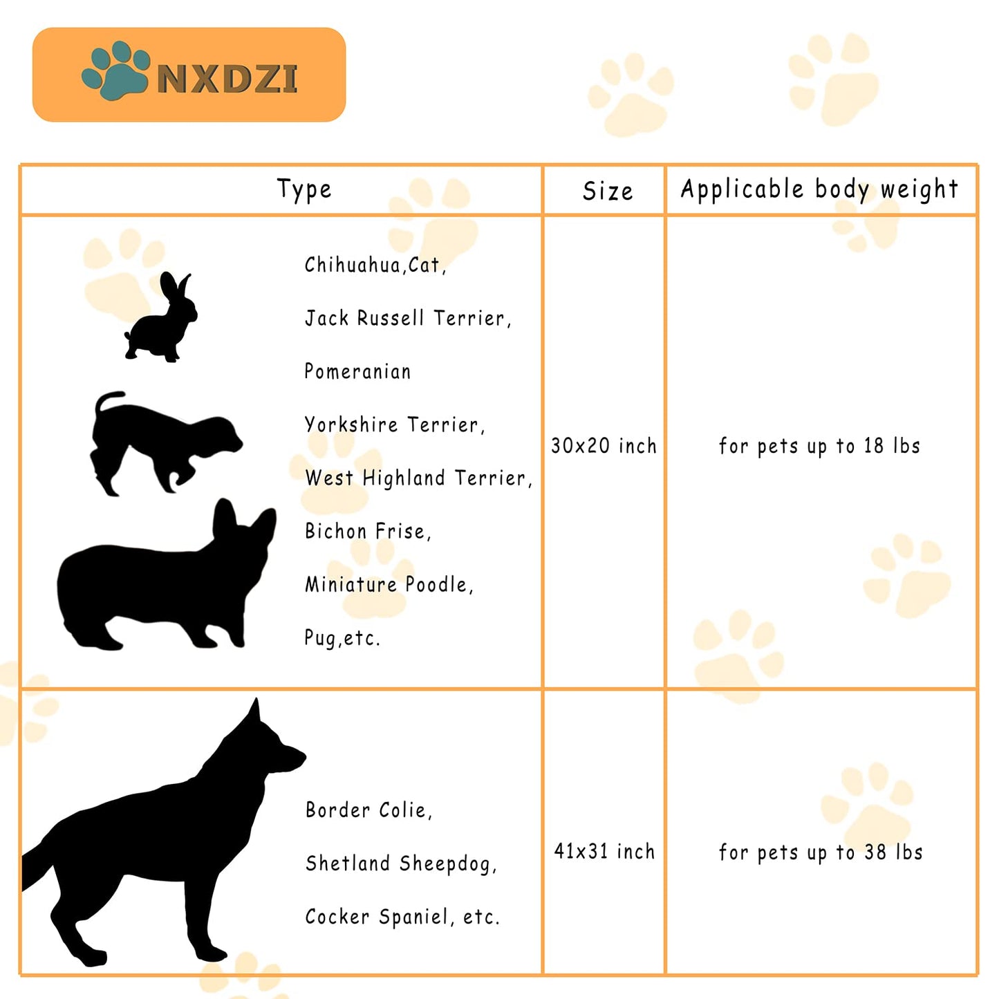 Dog Blankets for Large Dogs, 3 Pack Dog Blanket Washable 41" x 31", Fuzzy Soft Pet Mat Throw Cover for Kennel Crate Bed, Cute Paw Pattern, Cat Blanket, Blankets for Dogs, Pet Blanket