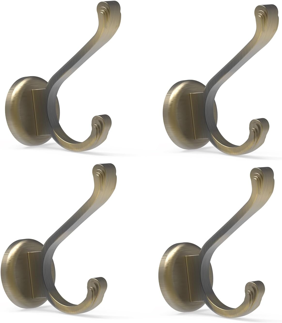 Ant Mag Magnetic Hooks Heavy Duty 141lbs Neodymium Magnet Metal Wall Hooks for Hanging Coats Robes Backpacks Bags Hats Keys Mugs Cups Towels Bronze