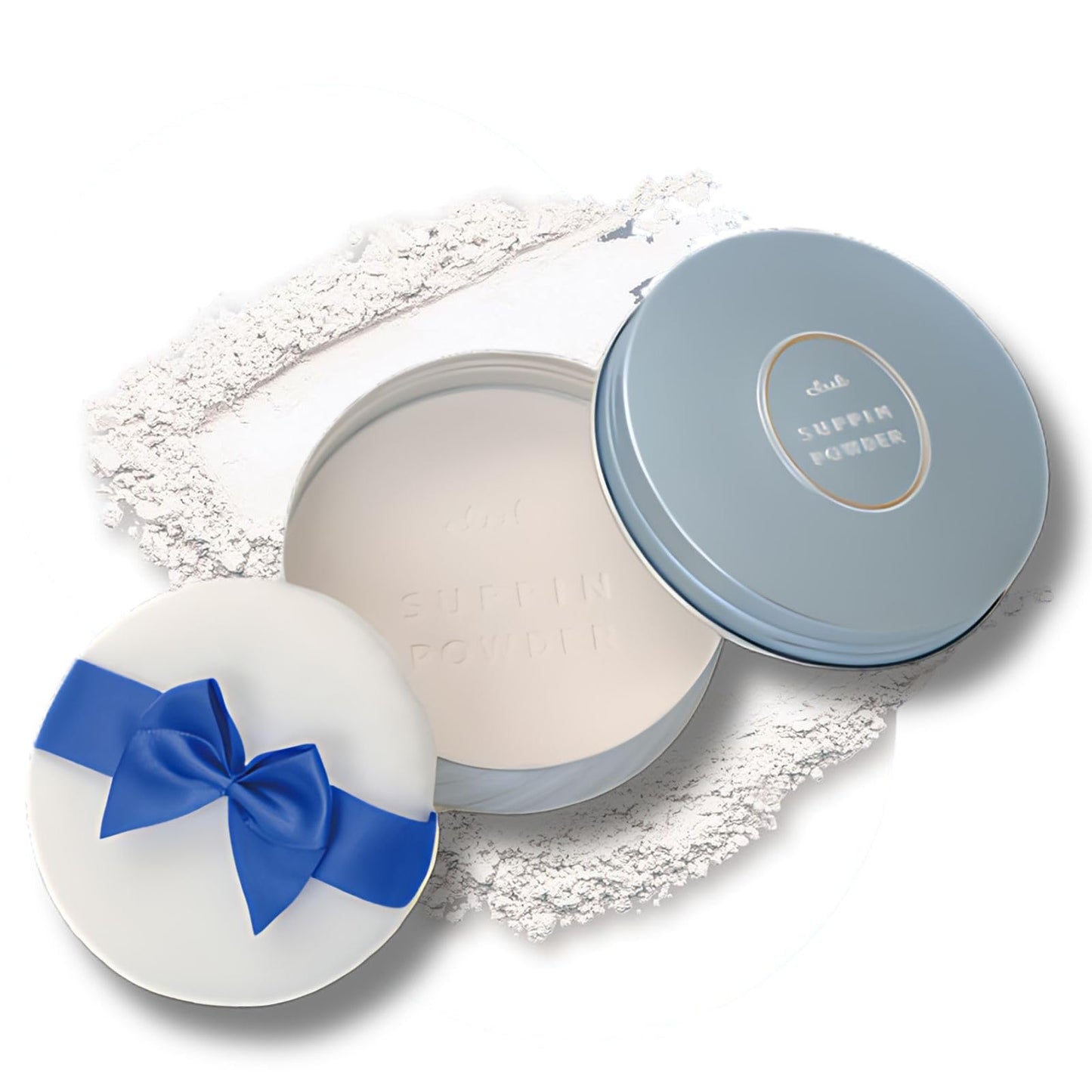 Club Translucent Setting Powder Makeup for Natural Matte Finish, Translucent Pressed Powder, Lightweight Face Powder with Amino Acid, Shea Butter& Aloe Leaf Extract from Japan 0.87 Oz INNOCENT FLORAL