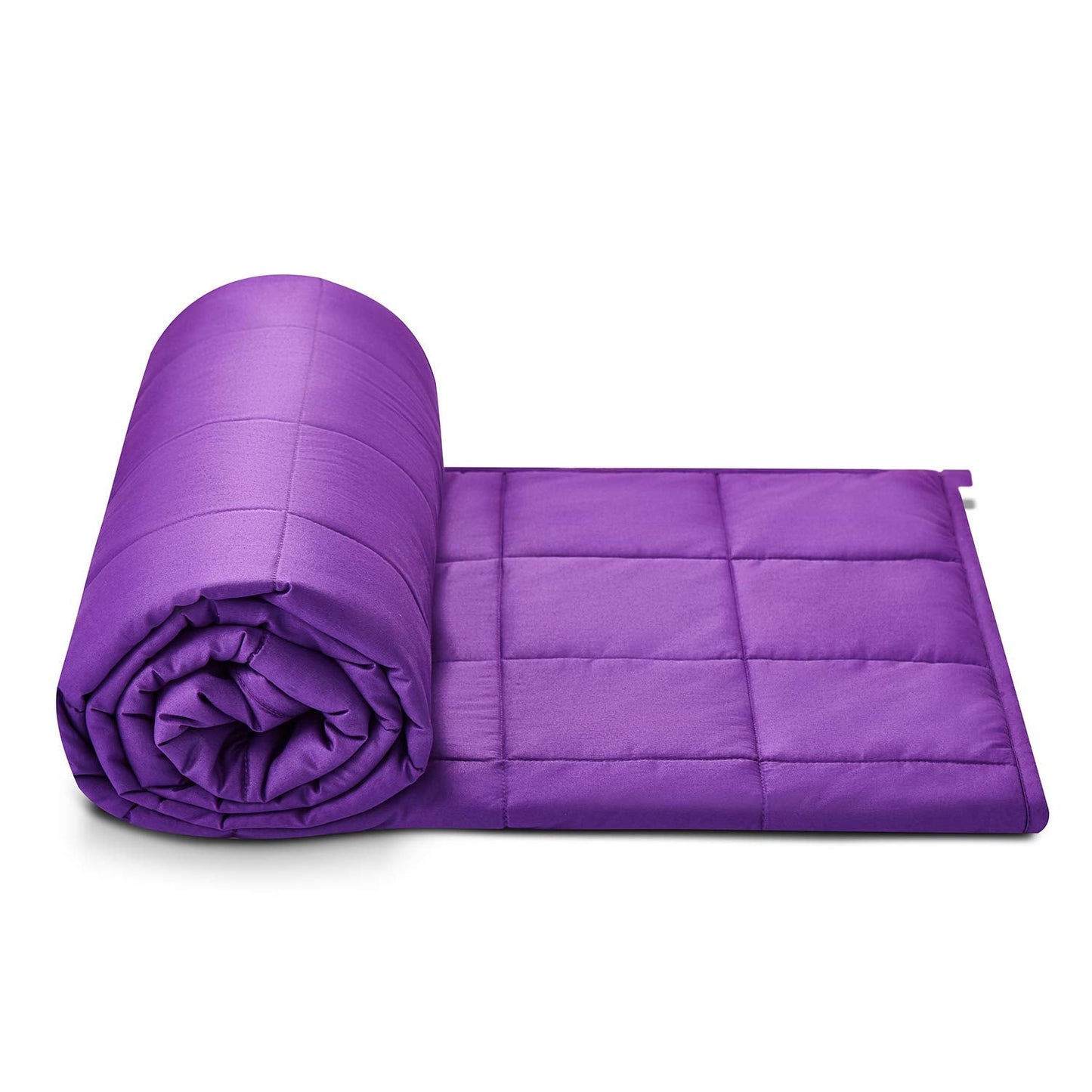 TONGDADA Kids Weighted Blanket | 40''x60'',7lbs | for Child Between 55-80 lbs | Premium Cotton Material with Glass Beads | Violet