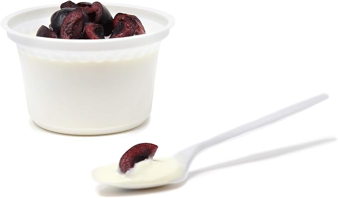 [600 Pack] White Disposable Plastic Tea Spoons - Practical Cutlery for Parties, Lunches, Picnics, and Long Trips - Great for Meals, Desserts, or Appetizers