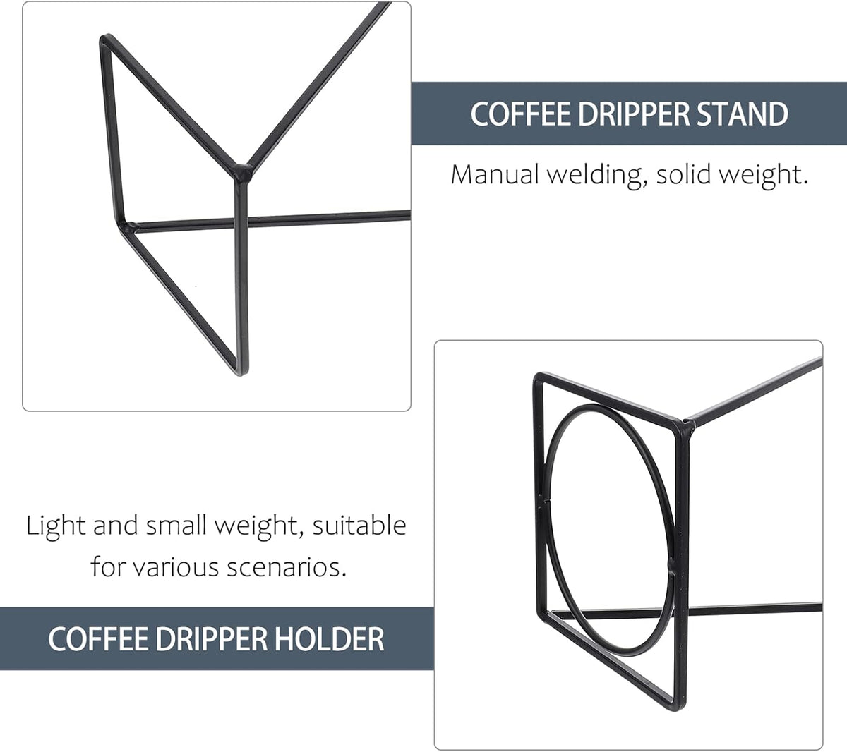 Pour Over Dripper Stand Manual Coffee Filter Maker Pour Over Coffee Holder Filter Cup Holder Tea Strainer Stand for Coffee Beer Drink Maker