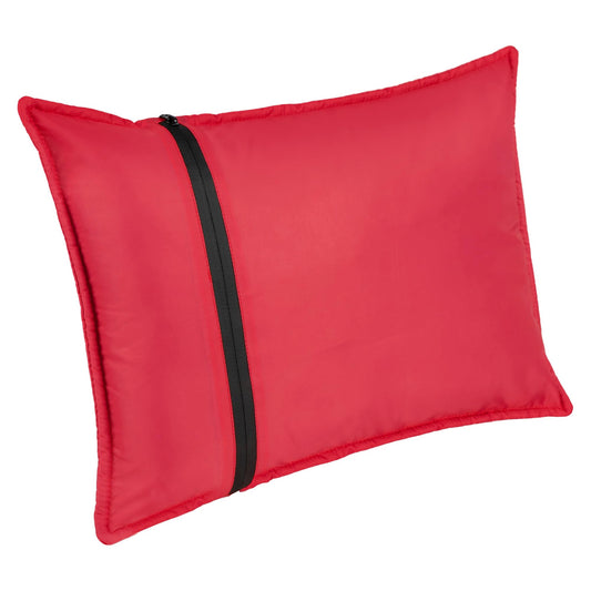 Elan Quest Stuffable Camping Pillow Sack (Large, Red) - 12 x 17 - Camping Essentials for Hiking, Backpacking and Travel Essentials - Sold Empty Bring Your Own Stuffing