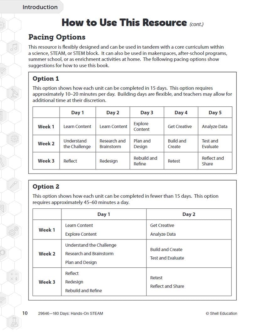 180 Days: STEM/STEAM for 3rd Grade Practice Workbook for Classroom and Home, Cool and Fun Practice Created by Teachers (180 Days of Practice)