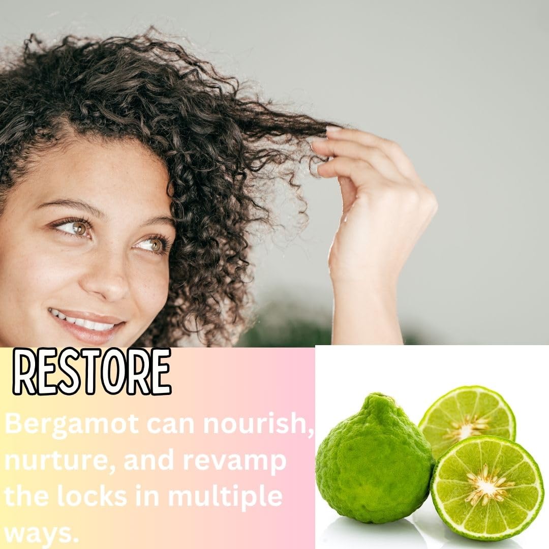 NEW Fermented Rice Water for Hair Growth - Infused with Rosemary, Biotin, Caffeine, Keratin Vegan Non-Greasy Spray Naturally Thicker, Longer, Softer Men & Women (4 OUNCES, Lavender Bergamot)