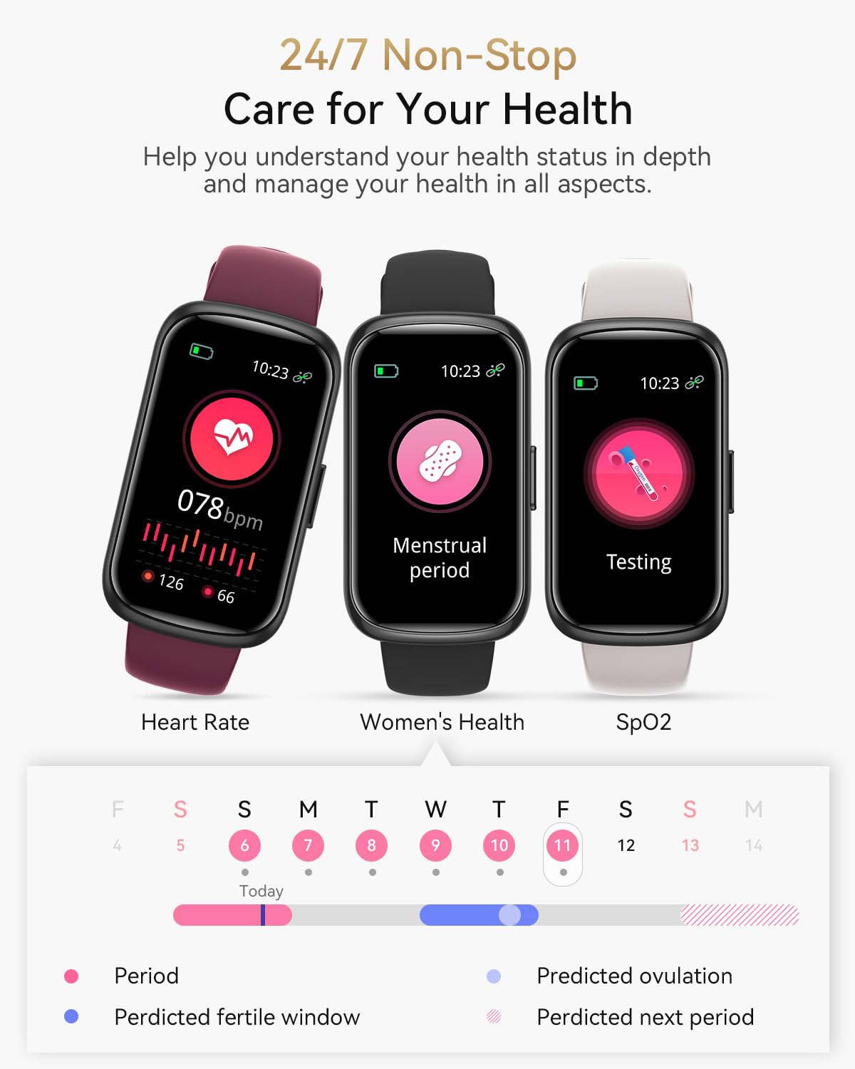RUXINGX Fitness Tracker Watch for Men/Women, SmartWatch with Sleep/Activity Tracker, Heart Rate Monitor with 20+ Sports Modes, Android Smart Watch for Phones, Smart Fitness Watches for Women/Men
