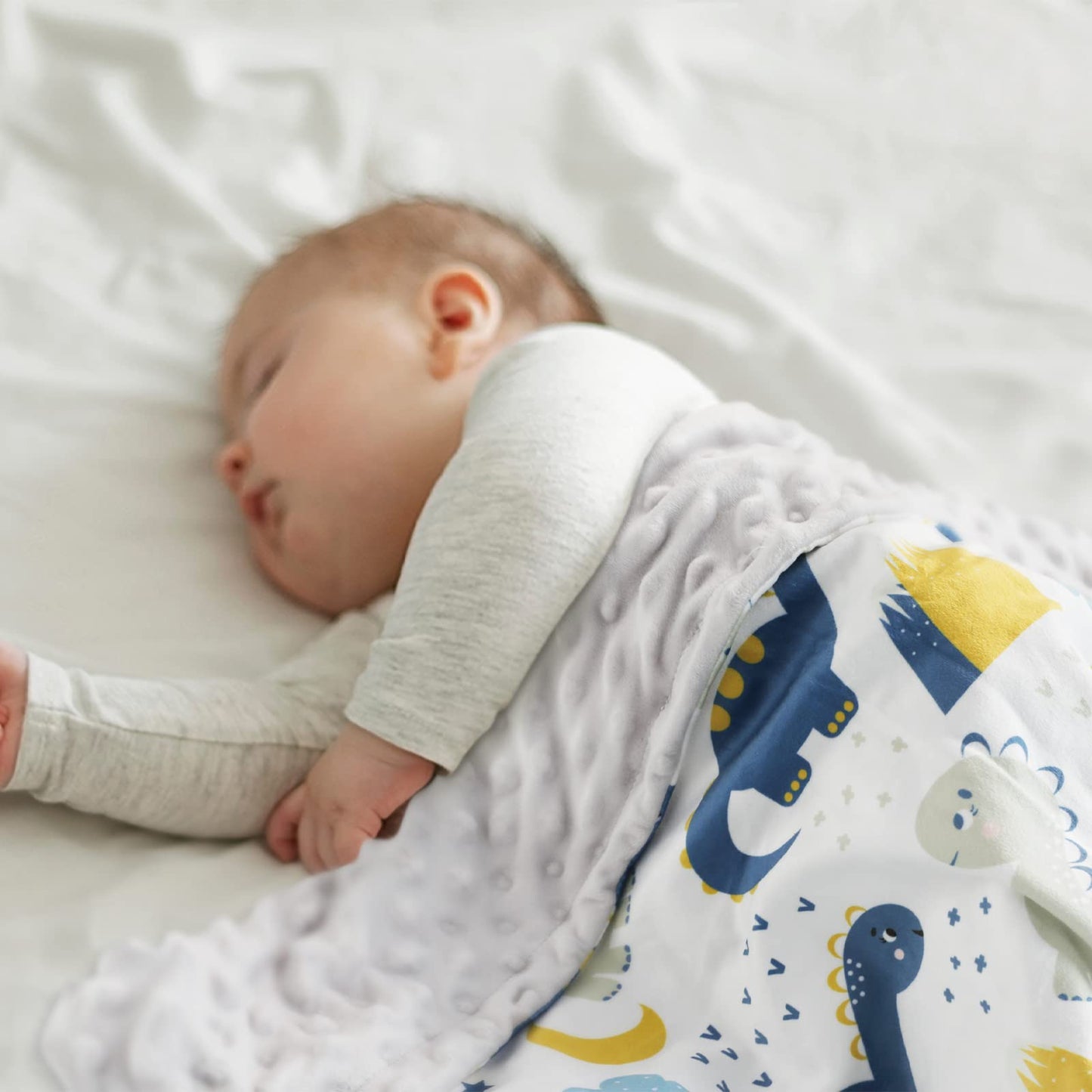 Soarwg Kids Baby Blanket Unisex Newborn, Super Soft Comfy Dinosaur Blanket, for Toddler Baby Nursery Bed Blankets Stroller Crib Shower Gifts, 30 x 40 Inch