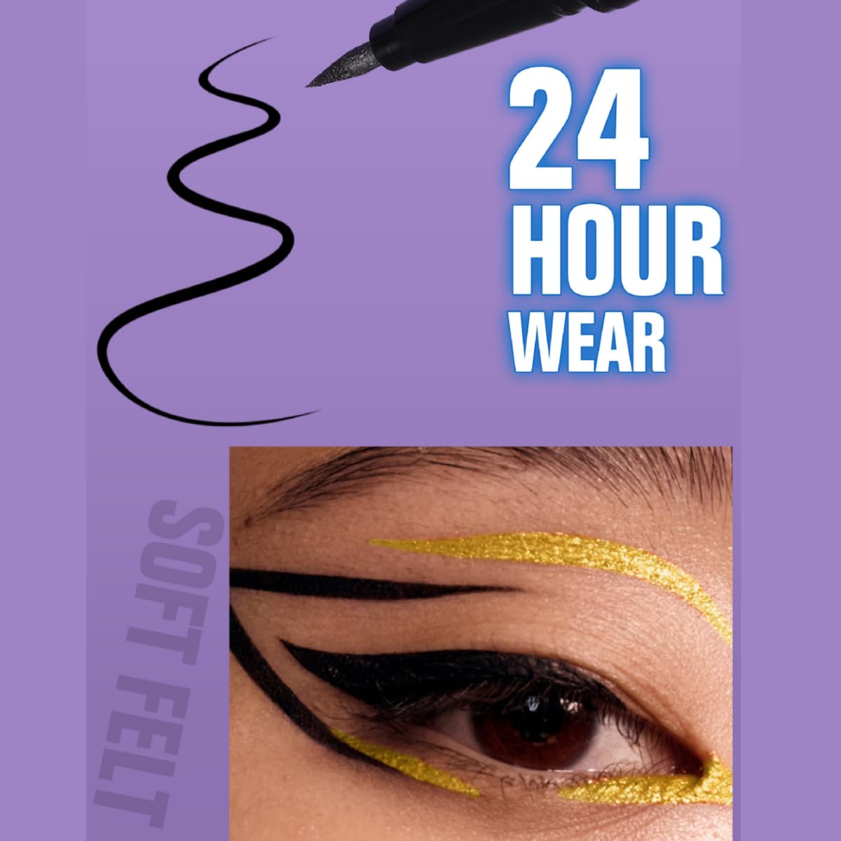 liquid eyeliner waterproof metallic satin finish ink eyeliner pen long lasting high pigmented Green