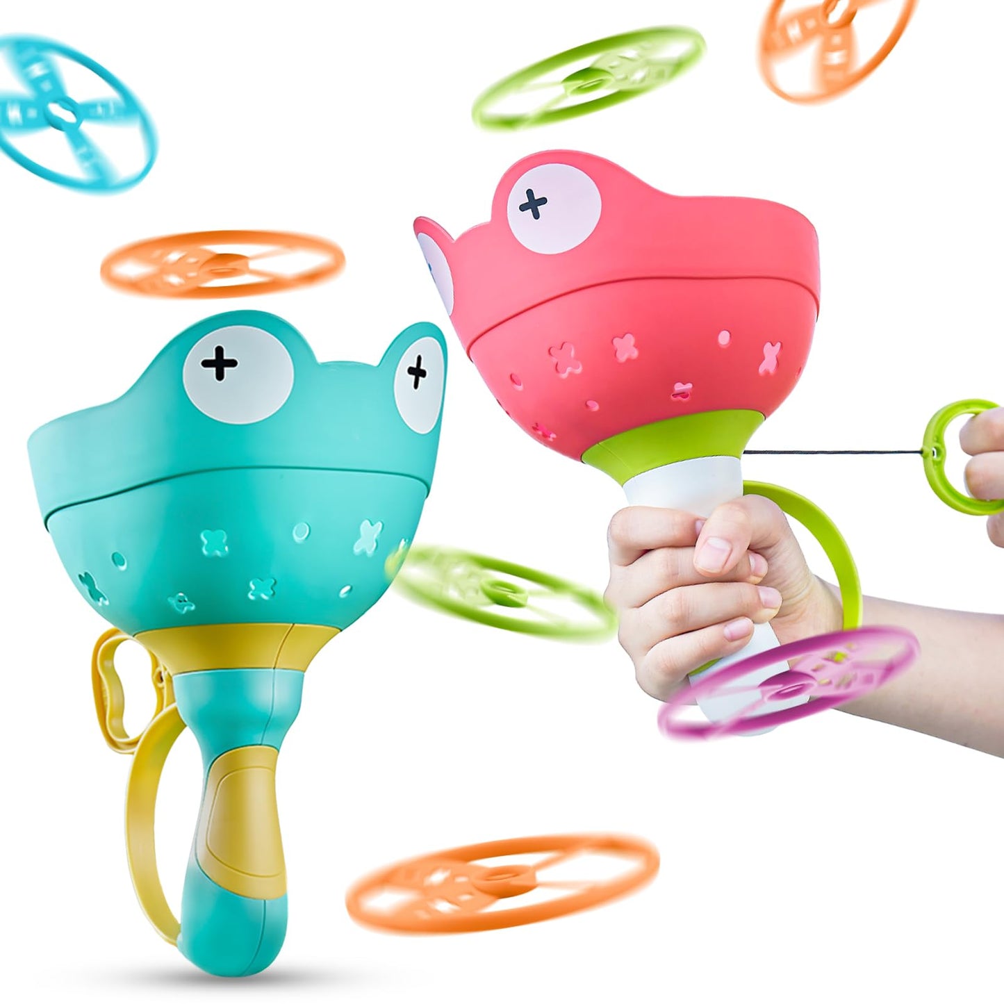 Outside Toys for Kids Ages 4-8 - Manual Capture Catching Game - Toddler Chasing Toy for Boys & Girls, Ages 3-7 - Outdoor Fun Family Games