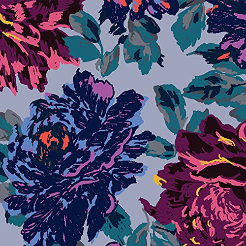 Vera Bradley Women's Fleece Plush Throw Blanket, Neon Blooms, 80 X 50