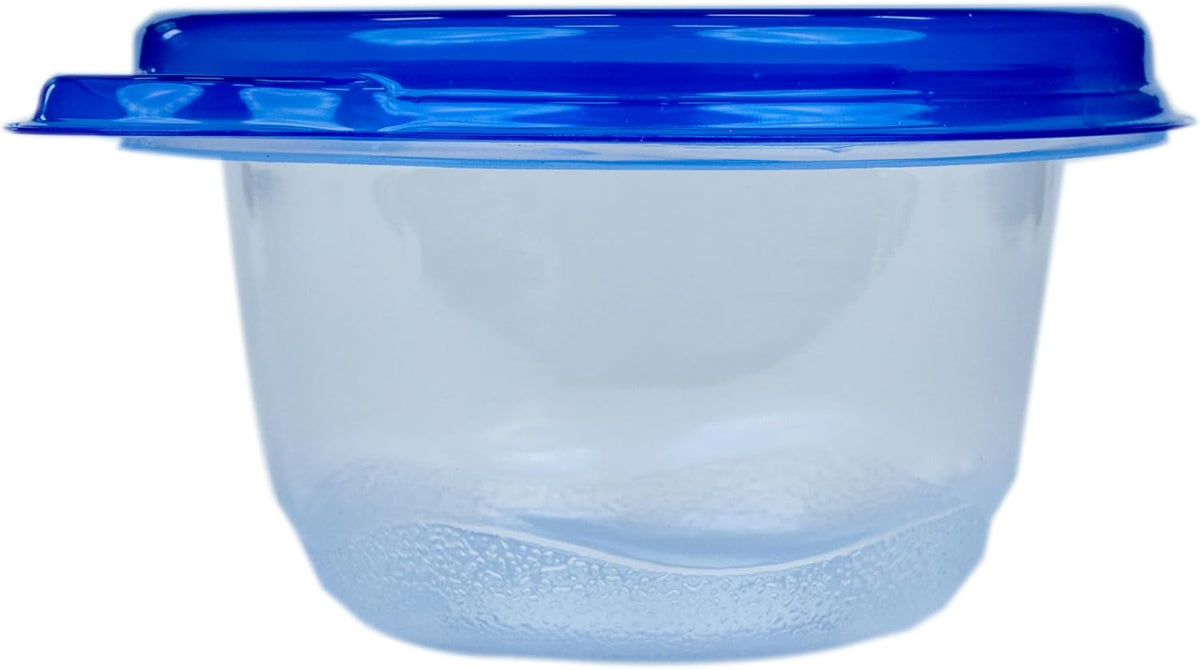 Glad GladWare Mini Round Food Storage Containers - Small Meal Container Holds up to 4 Ounces of Food - Lock Tight Seal, 8 Count - 12 Pack