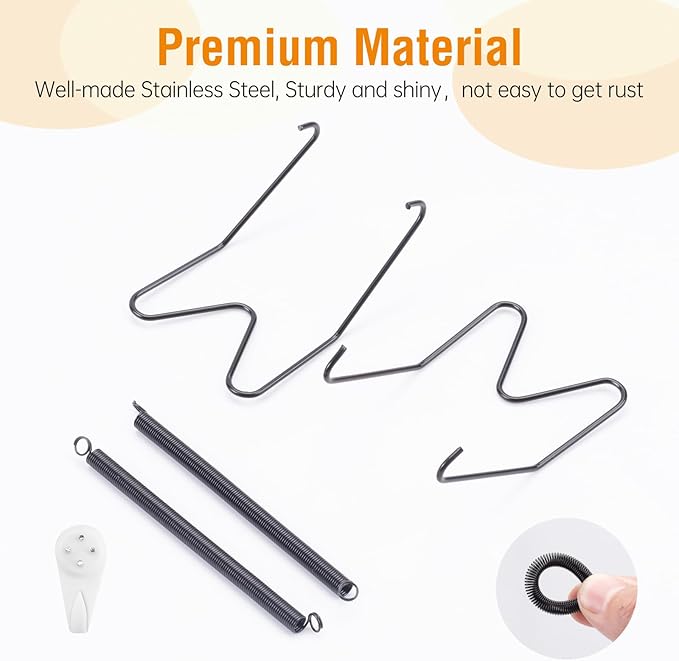 Bilillo 15 Pieces Plate Hangers for Wall - 10/12/14 Inch Invisible Plates Hanger, Stainless Steel Plate Holders with 15 Pieces Wall Hooks for 8 to 16 Inch Decorative Plates and Arts (Black)