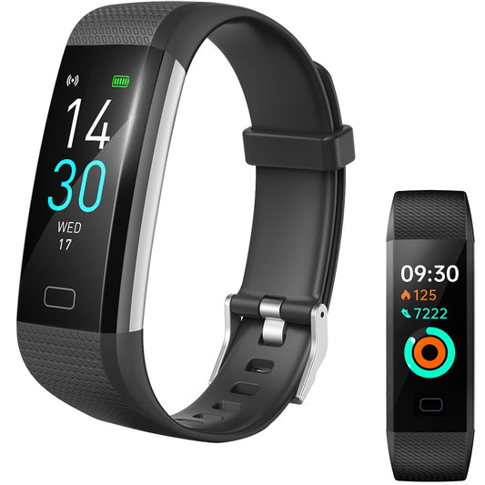 epekops Fitness Tracker with Heart Rate Monitor/Step Counter/Calories, Activity Tracker Smart Watch Sleep Monitor, IP68, Health Tracker Pedometer for Man Women