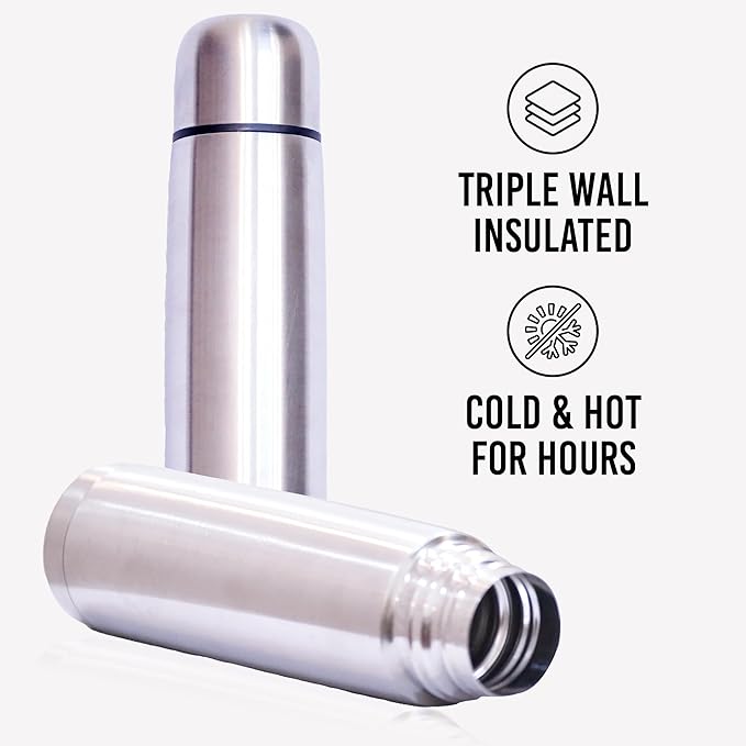 Best Stainless Steel Coffee Thermo, BPA Free, New Triple Wall Insulated, Hot & Cold for Hours. (34 OZ/1000ML)