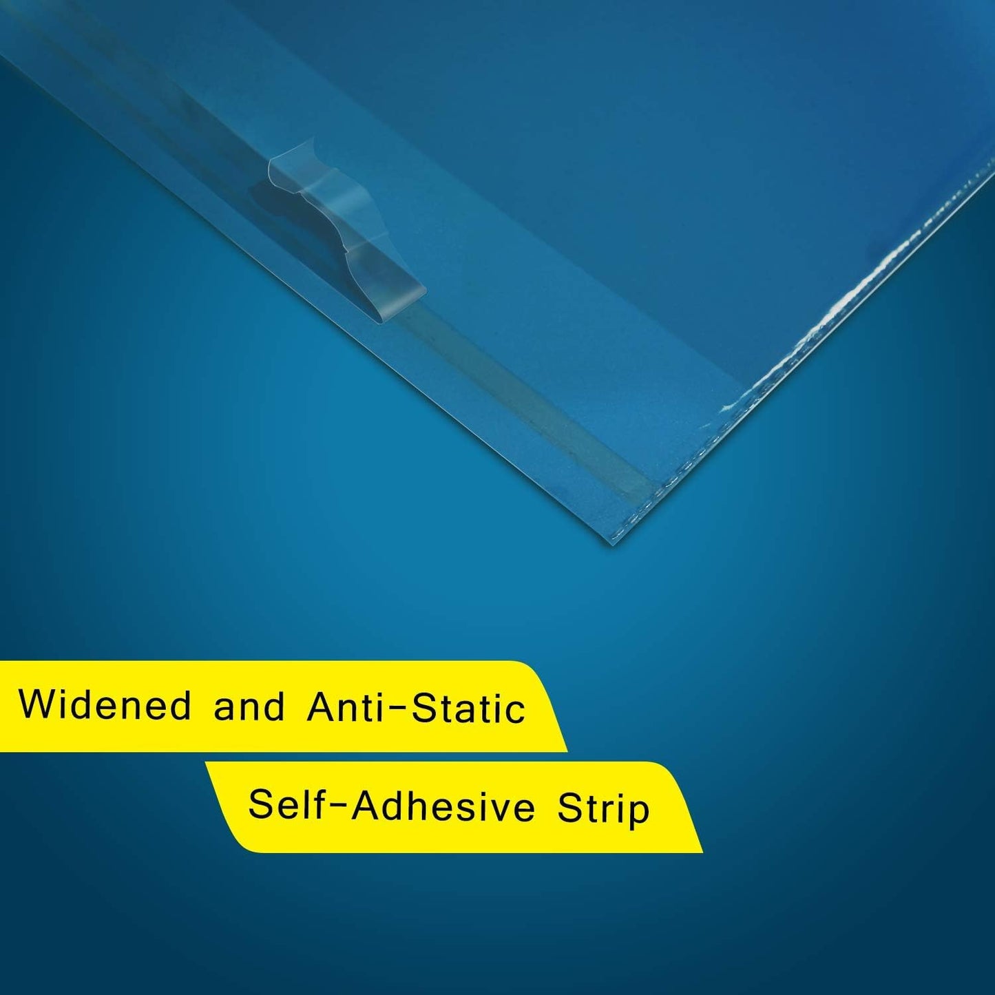 iMailer - 1000 Pack - 9" x 12" Cellophane Bags Self Adhesive - Clear Cello Resealable Plastic Poly Bags for A4, Letter Sized Documents, Plastic Sleeves, Clothing