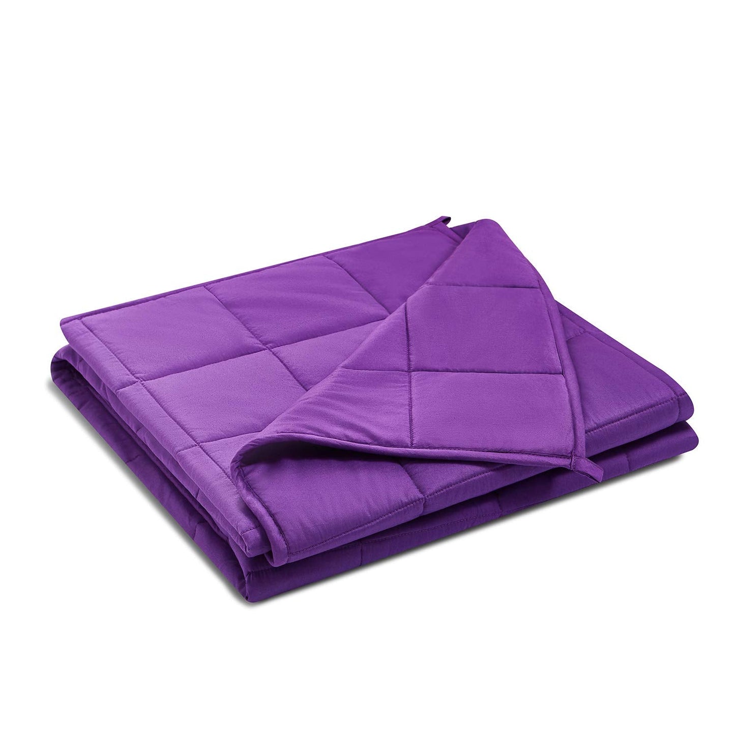 TONGDADA Kids Weighted Blanket | 40''x60'',7lbs | for Child Between 55-80 lbs | Premium Cotton Material with Glass Beads | Violet