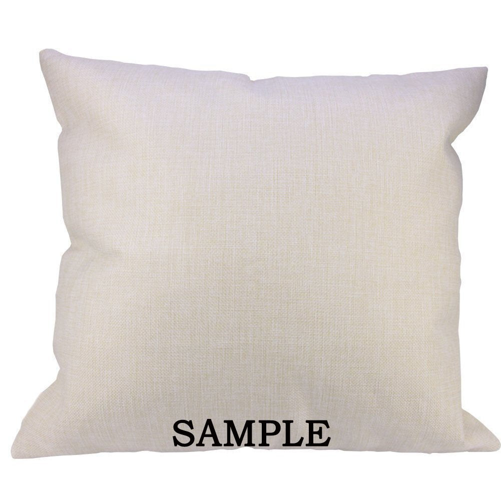 HGOD DESIGNS Throw Pillow Case Rose Cotton Linen Square Cushion Cover Standard Pillowcase for Men Women Home Decorative Sofa Armchair Bedroom Livingroom 18 x 18 inch Red