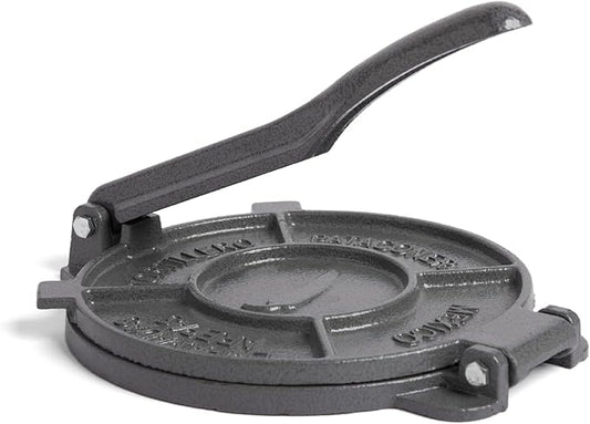 Alpha Living Tortilla Press – 8 Inch Cast Iron Quesadilla Maker – Heavy Duty Empanada Press-– Cast Iron Tortilla-Maker for Kitchen,Home Use,(Pack of 6)
