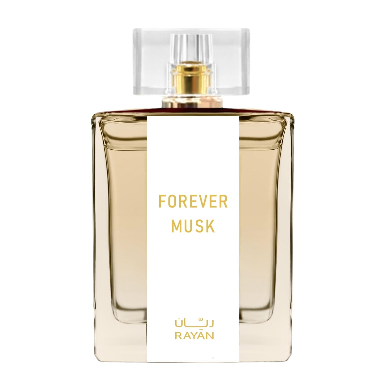 RAYAN Forever Musk Perfume for Women - Long Lasting Arabian Eau De Parfum, 100mL(3.34 Fl oz) with Florals, Sweet Nectars, Plum, Bergamot, Orange Blossom, Rose, Amber, Vanilla - Gift for Ramadan & Eid