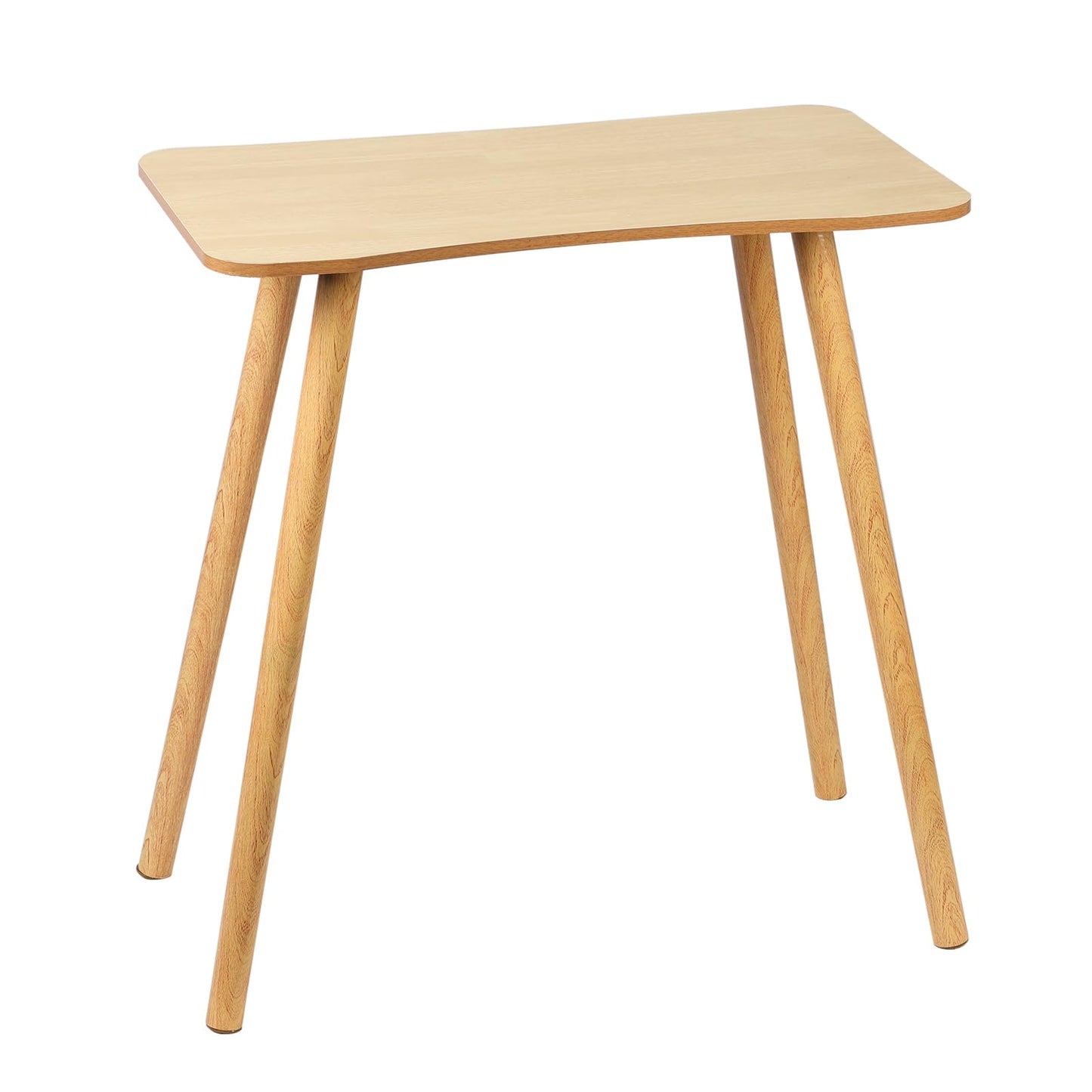 Tainrunse Computer Desk Modern Ergonomic Desk, Spacious Desktop Home Office Study Desk with Solid Legs Wooden Color