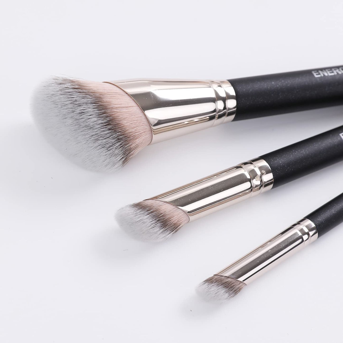 ENERGY Foundation Brush Large Powder Foundation Brush for Face Mineral Liquid Cream Powder Cosmetics - Buffing, Stippling,Blending Vegan Makeup Brushes 170S