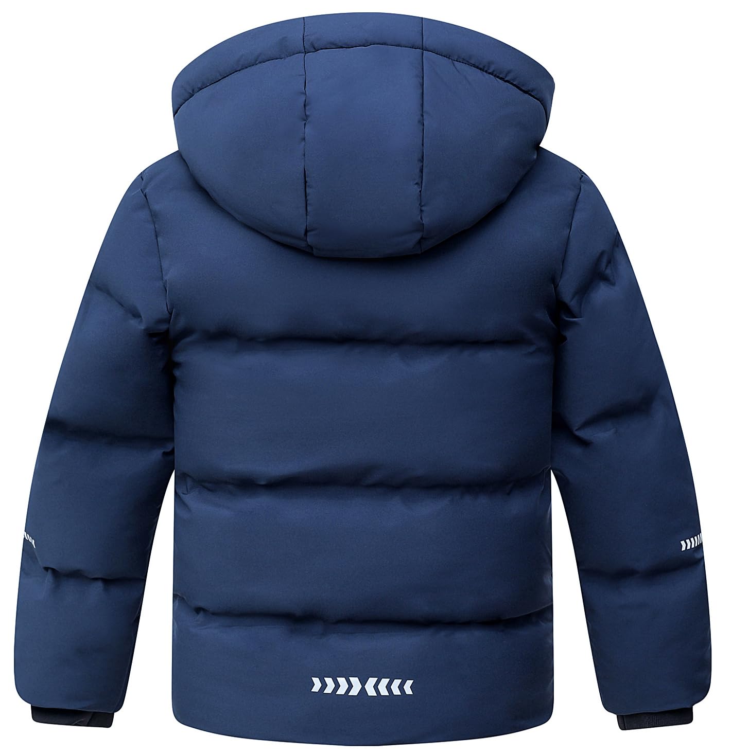 BYLESIN Kids Boy's Winter Coat Fleece Lined Waterproof Jacket Puffy Cotton Coat Thick Hooded Down Outdoor Coats