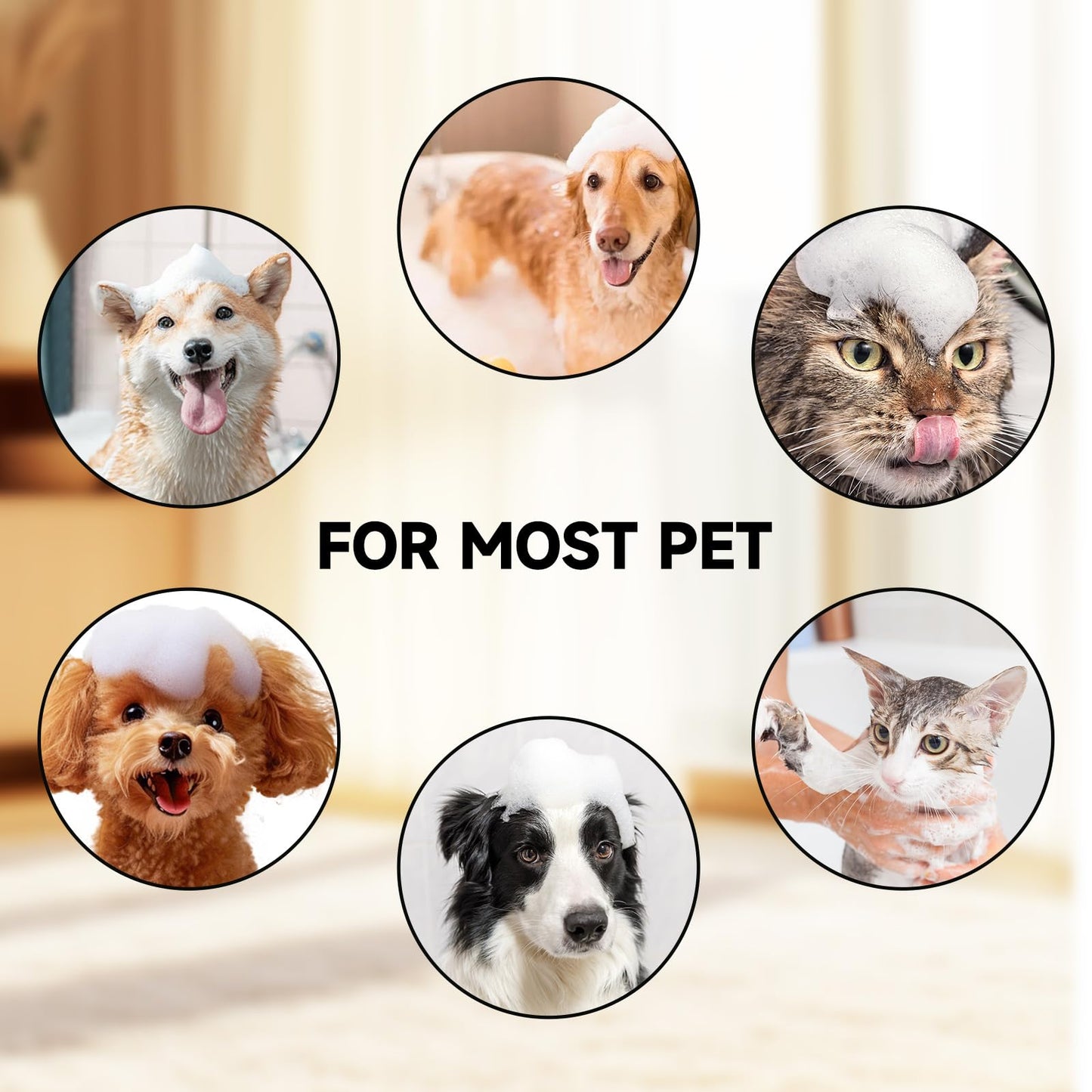 KUEIOX Dog Washing Gloves - Quick Drying Dog Towel,Cat Bath Grooming Gloves Brush with High-Density Teeth for Bathing Massaging，Absorbent Pet Bath Towel 30.3"x13.8" with Hand Pocket for Dog Cat Blue