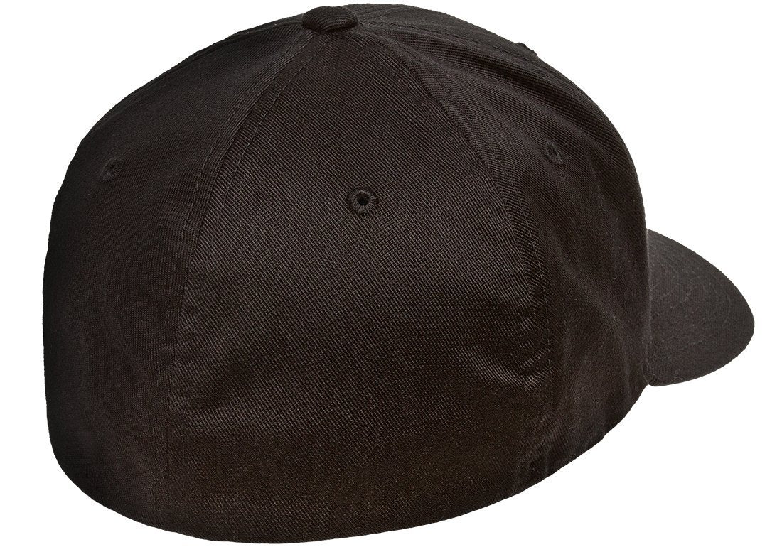Flexfit Men's Athletic Baseball Fitted Cap, Black, Small-Medium