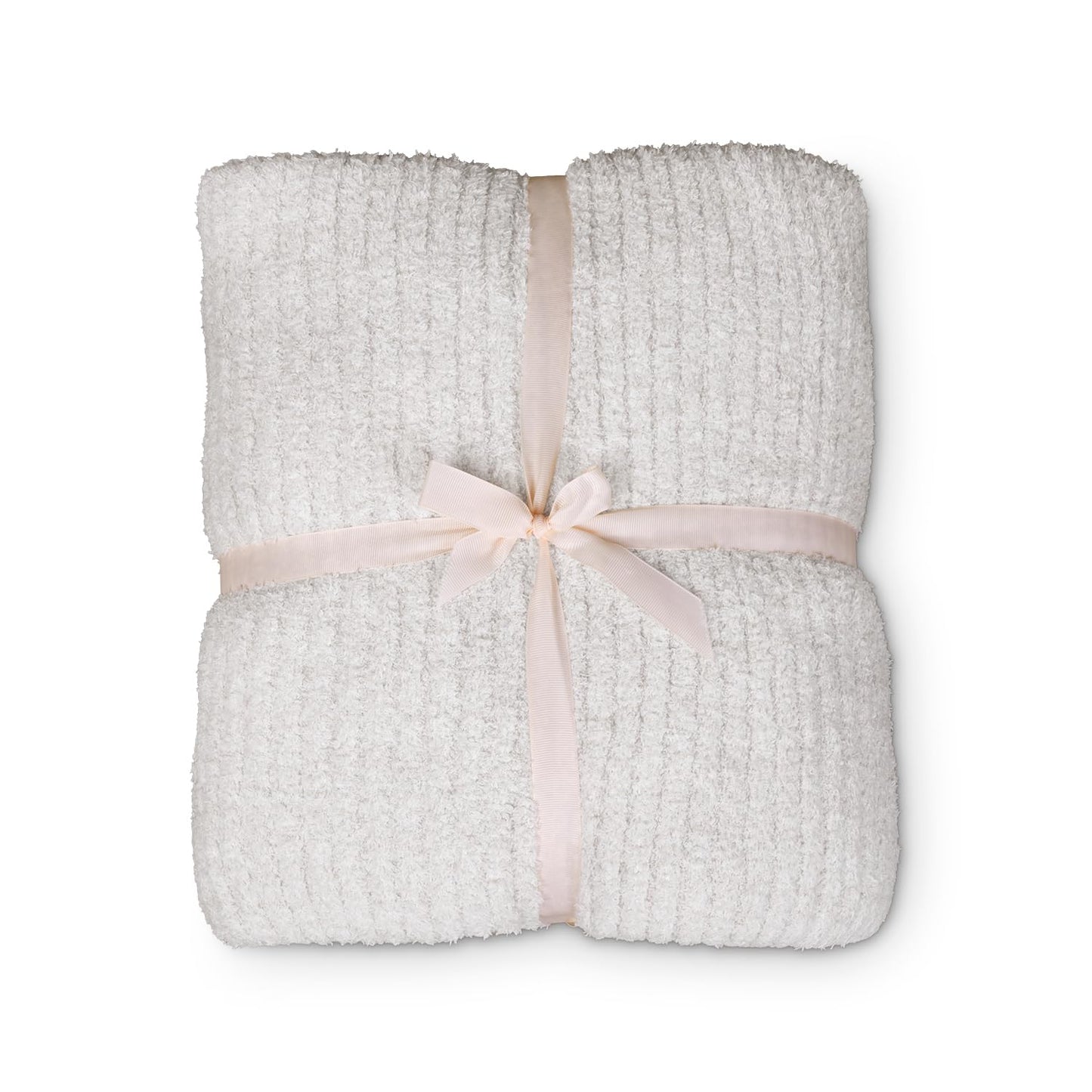 MH MYLUNE HOME Ultra Soft Ribbed Throw Blanket for Couch 50x60 Inches Luxurious Super Cozy Fluffy Microfiber Blanket Plush Warm Reversible Throw Blankets for Sofa Bed - Beige 50 x 60 Inches